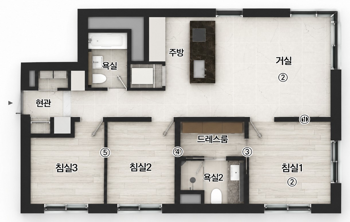 84A 평면도